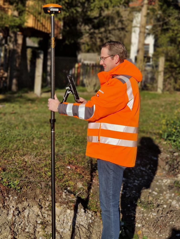 Bauhof setzt auf moderne Vermessungstechnik