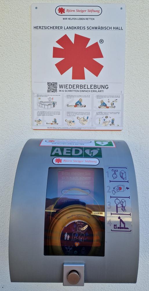 Lebensretter vor Ort: Standorte der Defibrillatoren