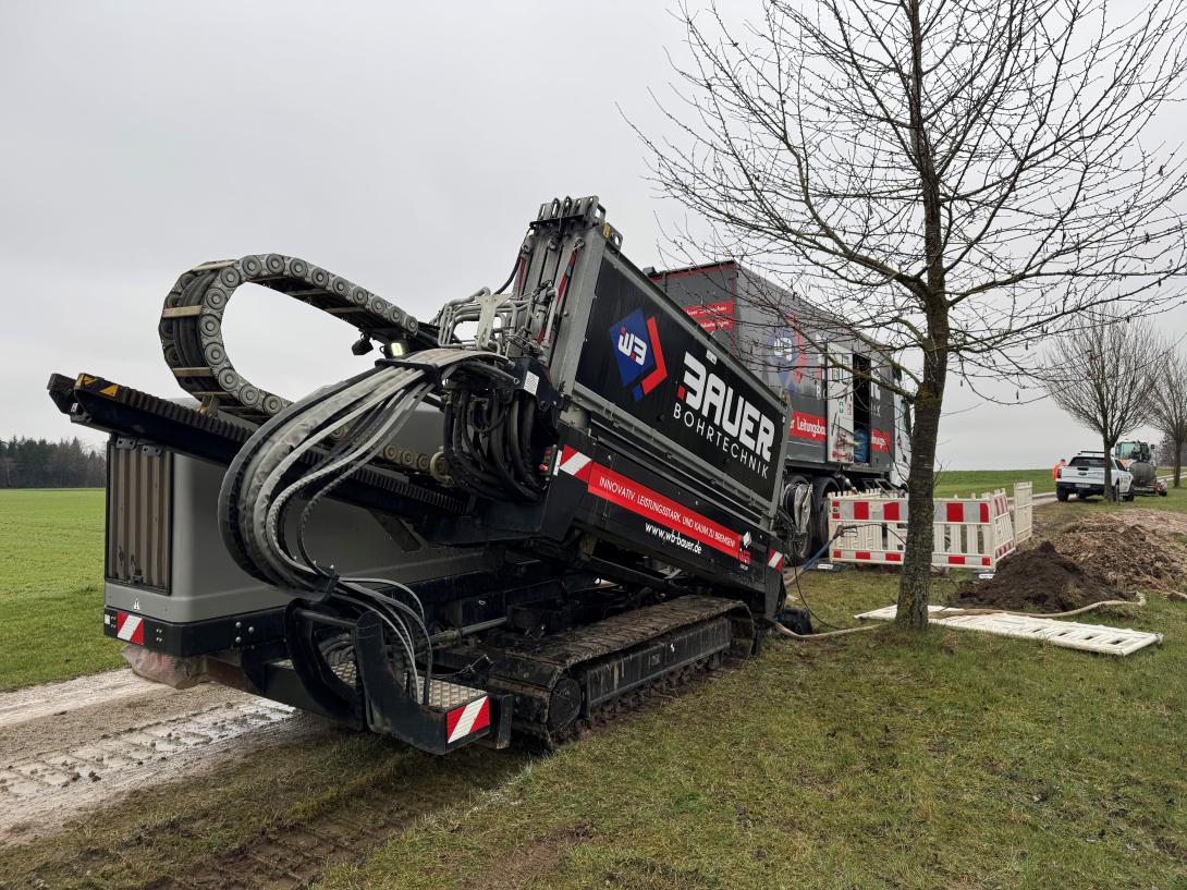Baubeginn für eine neue Wasserleitung von Wäldershub bis Bergbronn