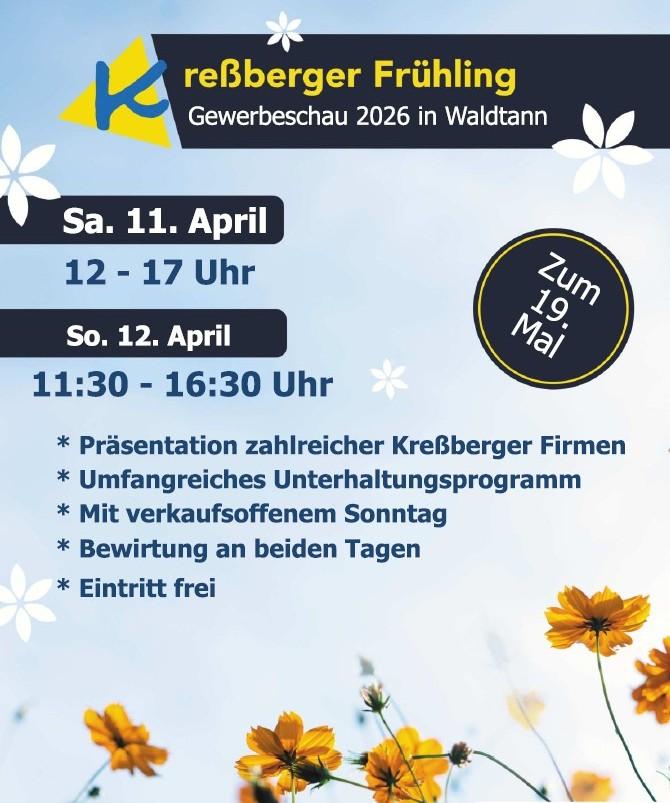Kreßberger Frühling - Gewerbeschau 2026 in Waldtann