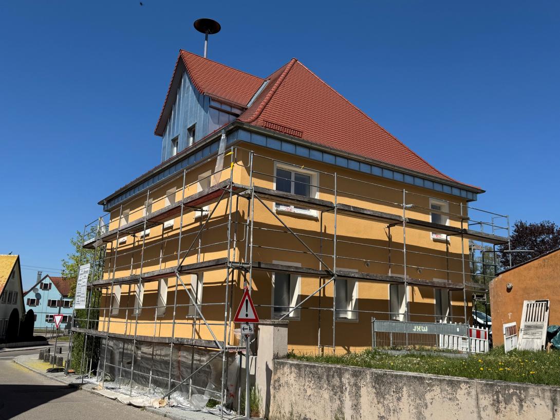 Sanierung des früheren Rathauses in Marktlustenau