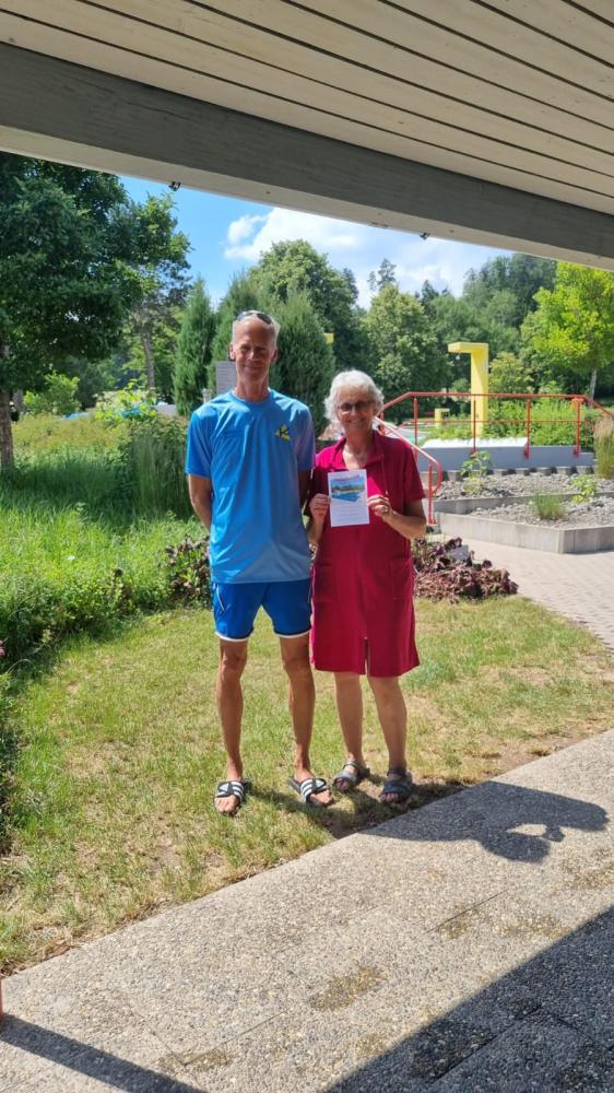 5.000. und 10.000. Besucher im Waldfreibad Bergertshofen