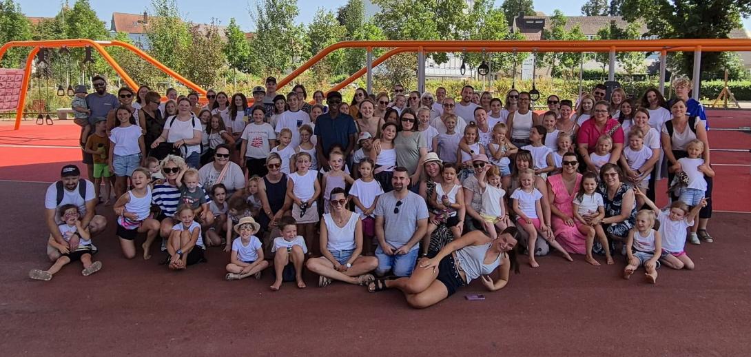 Kreßberger Vereine auf der LGS in Ellwangen zum Tag der Kommune am 04. August 2026